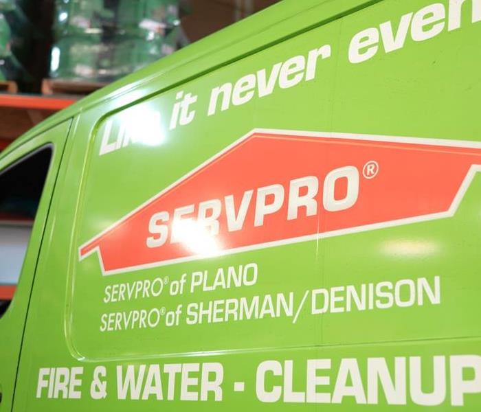 SERVPRO restoration truck